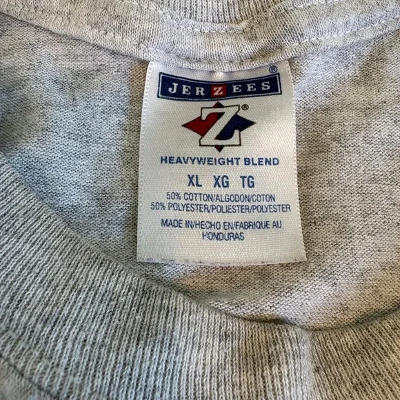 Vintage Jerzee The Computer Hacker Dragon Graphic T-Shirt XL Gray 90s Tech Humor - Picture 4 of 4